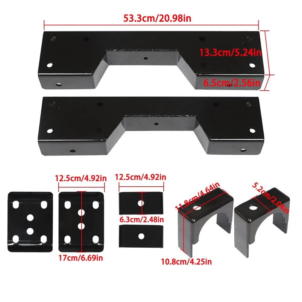 C-Notch Rear Support & Drop Flip Kit for Chevy Silverado GMC Sierra (1988–1998)