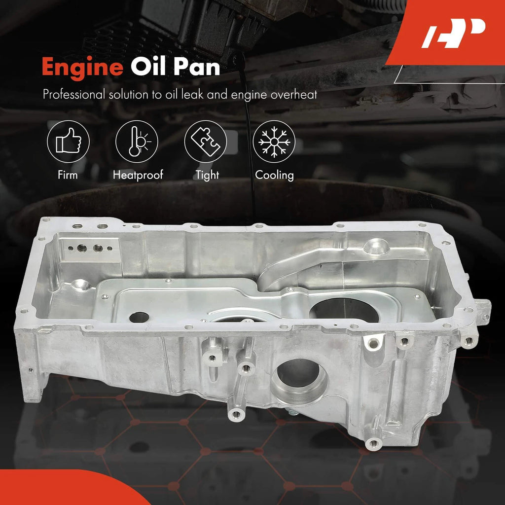 Engine Oil Pan with Gasket for GMC Envoy (2005–2009) Buick Rainier (2004–2007)
