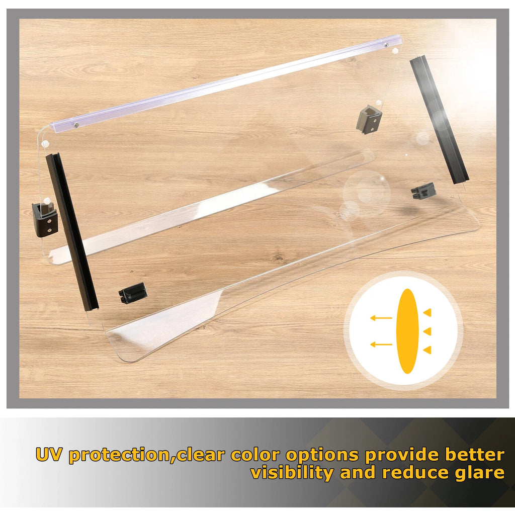 Clear Folding Windshield for EZGO Express S4 / L4 (2019–2023)