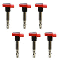 Set of 6 Denso Ignition Coils for Audi A4 Quattro, Porsche Cayenne, VW V6