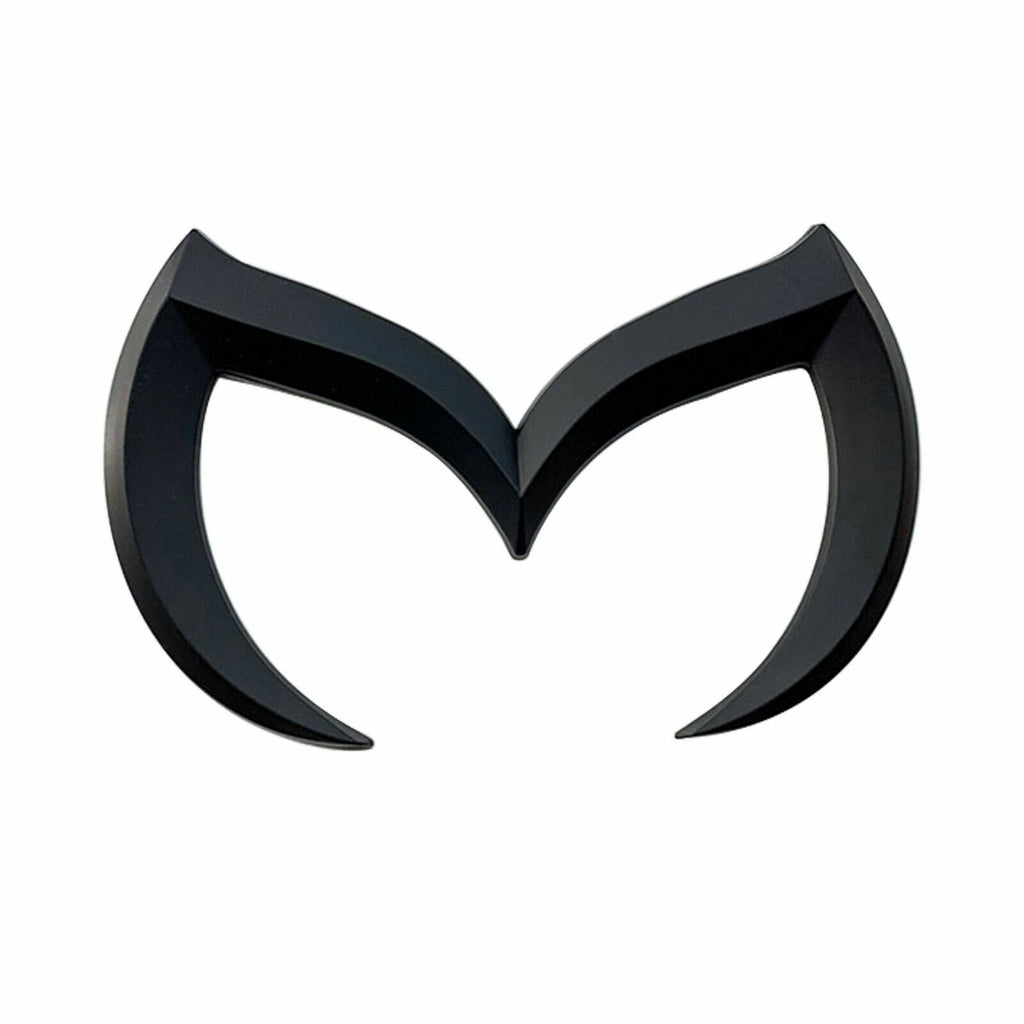 Black Evil M Emblem Badge Decal for Mazda 3 6 (2010-2016)