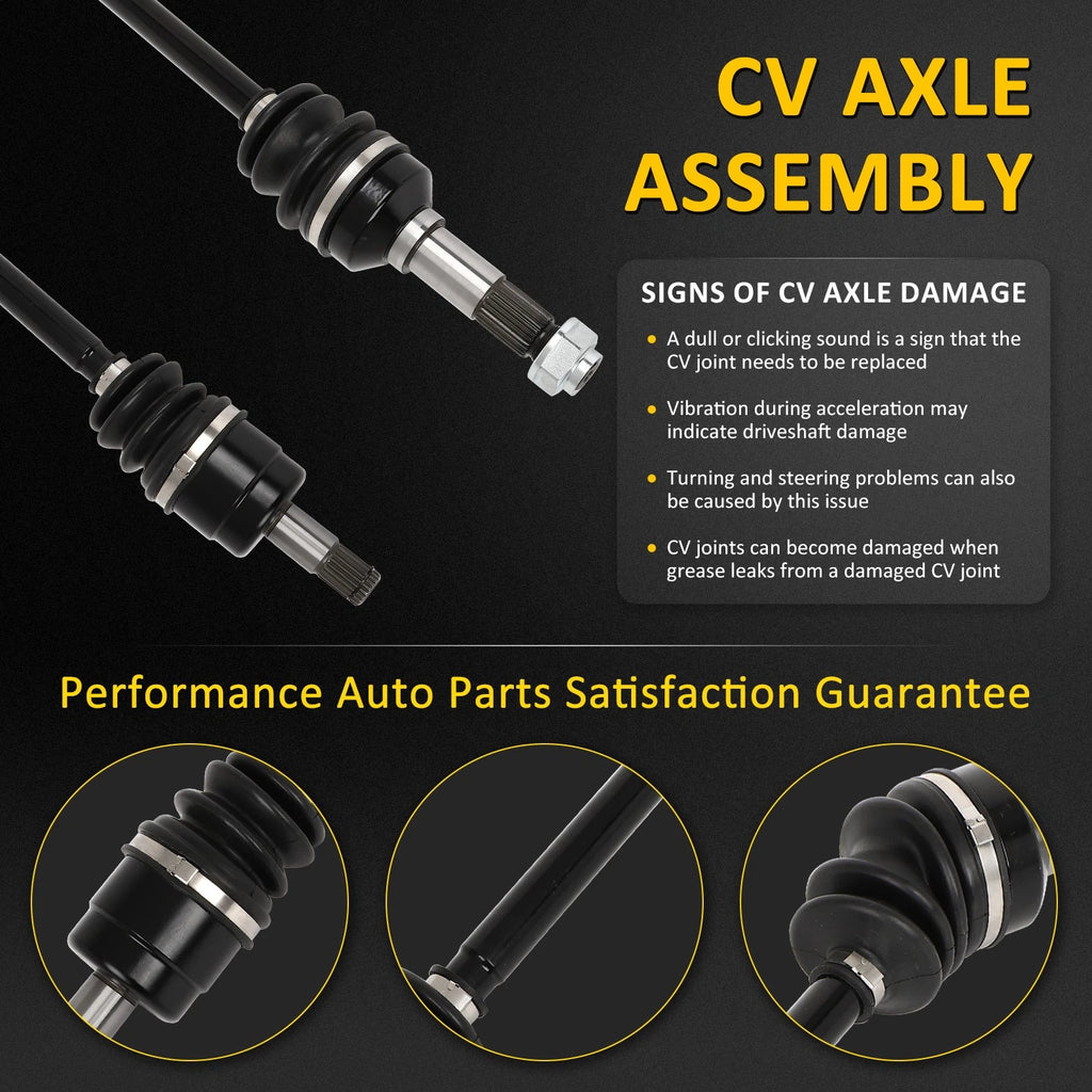 2X CV Axles for Yamaha YXZ 1000R (2016–2022)