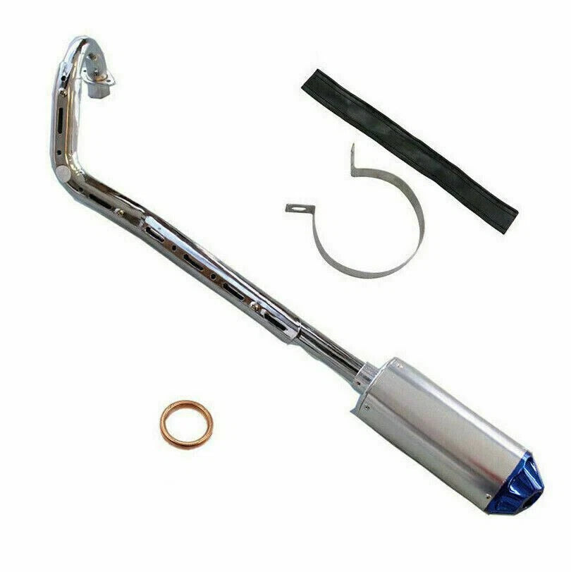 28mm CNC Black Muffler Exhaust Pipe Clamp for Pit Dirt Trail Bike (50-125cc)