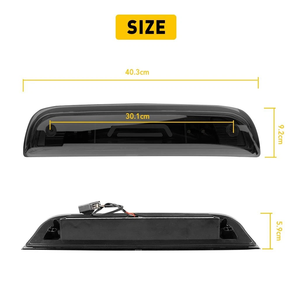 Black/Smoke Third Brake Light for Silverado Sierra (2014–2018)