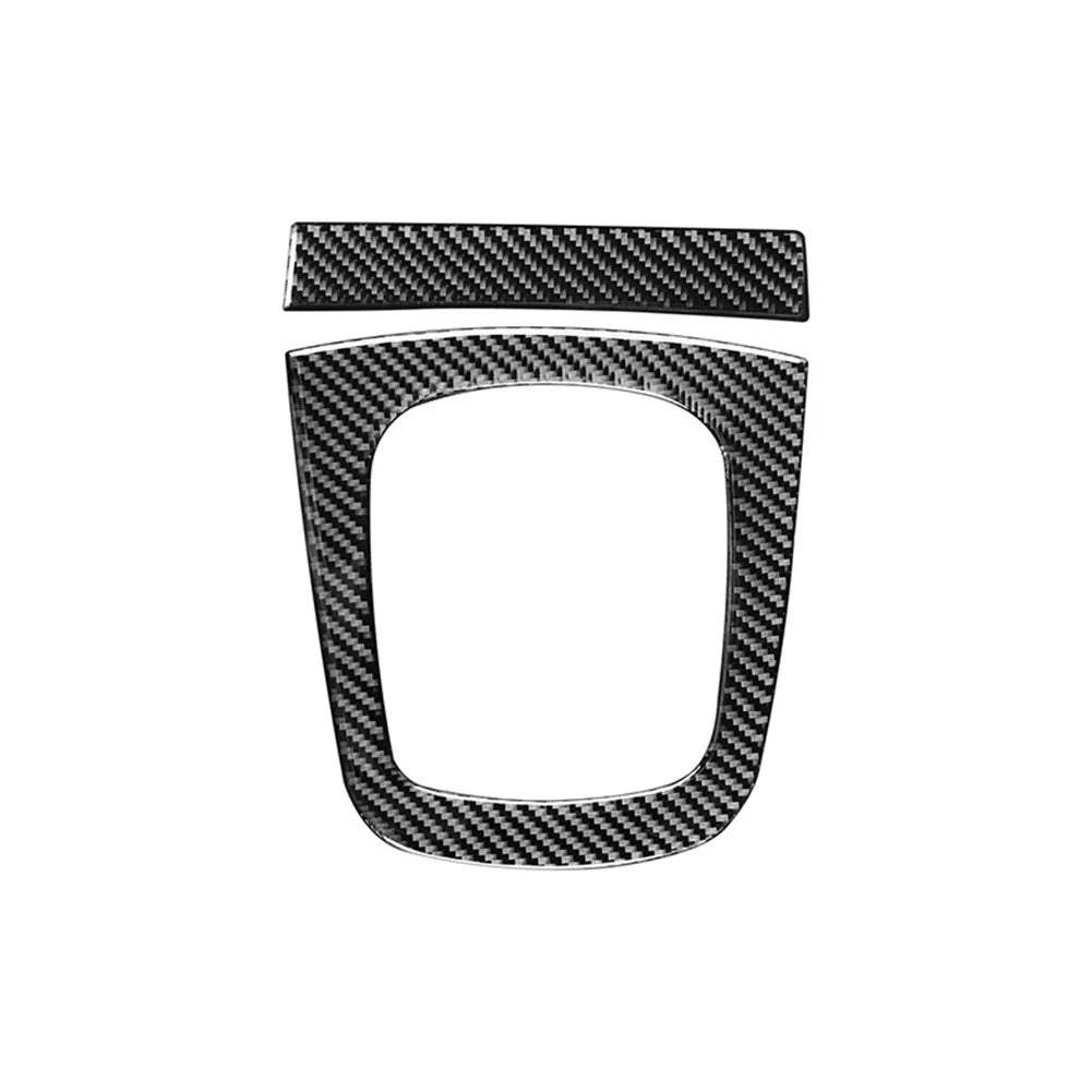 Gear Shift Panel Cover Trim for Audi Q3 (2013–2018) Carbon Fiber Black
