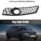 Pair P0807682J Fog Light Grille Covers for Audi A3 8P (2009–2013)