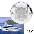 Round 12V 6-LED Side Marker Light for Truck Trailer RV Boat