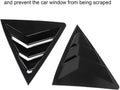 Glossy Black Side Window Louver Cover Trim for Toyota Corolla (2014–2018)