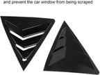 Glossy Black Side Window Louver Cover Trim for Toyota Corolla (2014–2018)