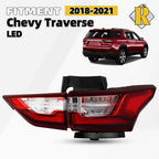 LED Tail Light Inner & Outer for Chevy Traverse (2018–2021) Right Passenger