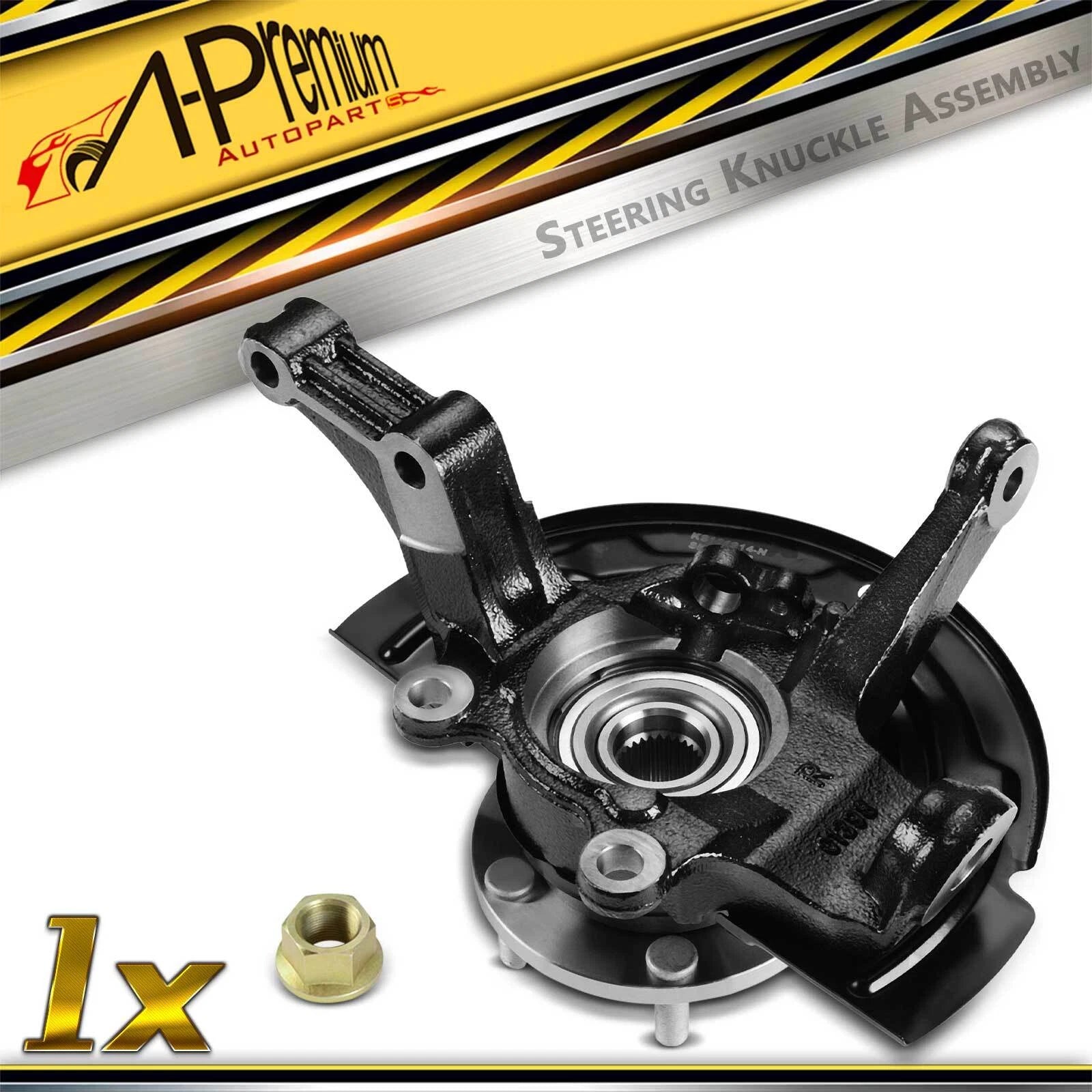 Front Right Steering Knuckle & Hub Bearing for Nissan Altima (2002–2006)