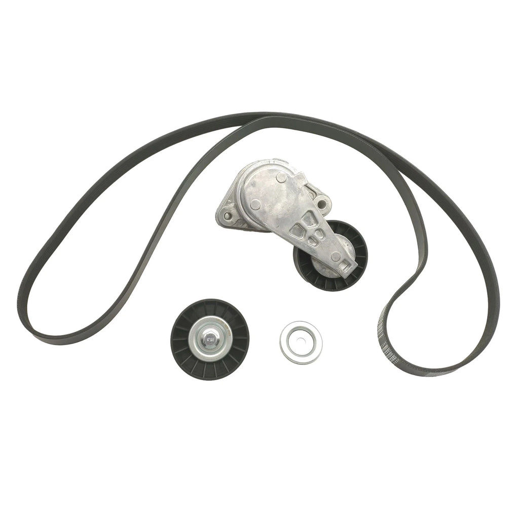 Serpentine Belt Tensioner Pulley Kit for Hyundai Tucson Tiburon Santa Fe Sonata (1999–2009)