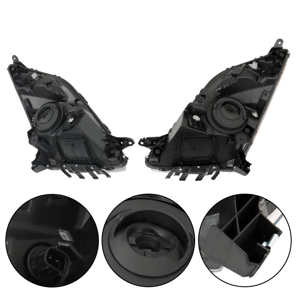 Pair Halogen Headlights for Toyota Prius (2006–2009)