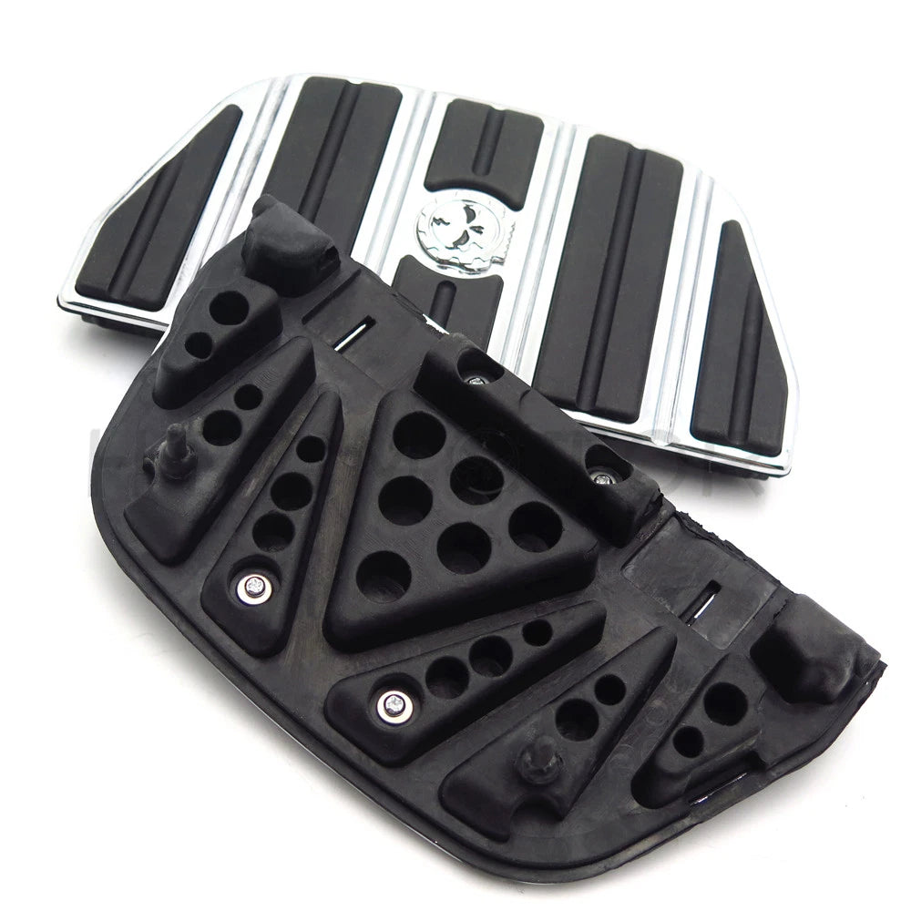 Gear Skull Passenger Footboard for Harley Touring (1987–2015) & Softail (1986–2015)