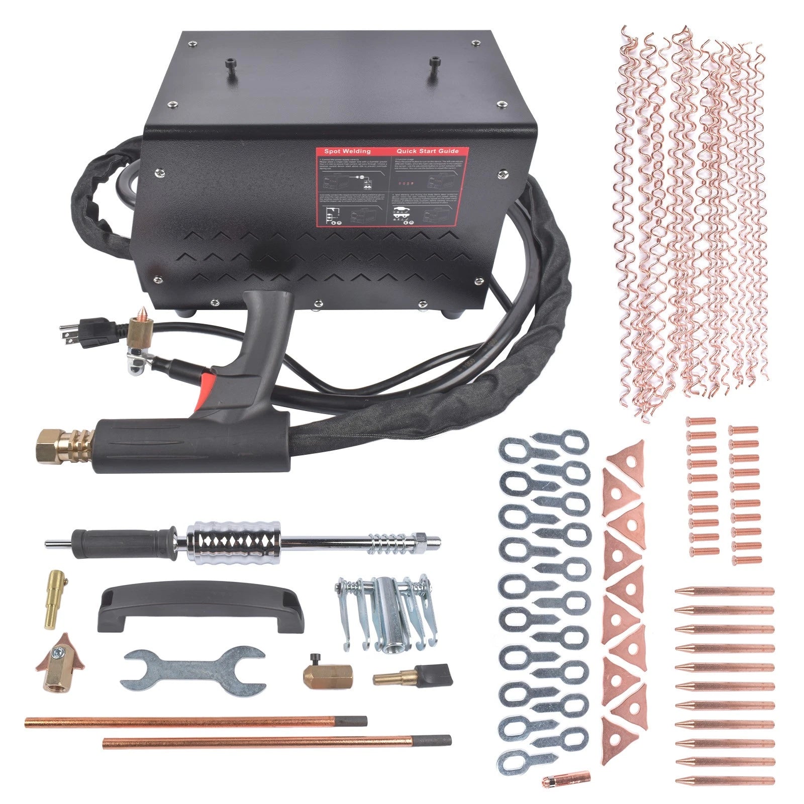Stud Welder Dent Repair Kit for Multiple Models (110V 3500W)