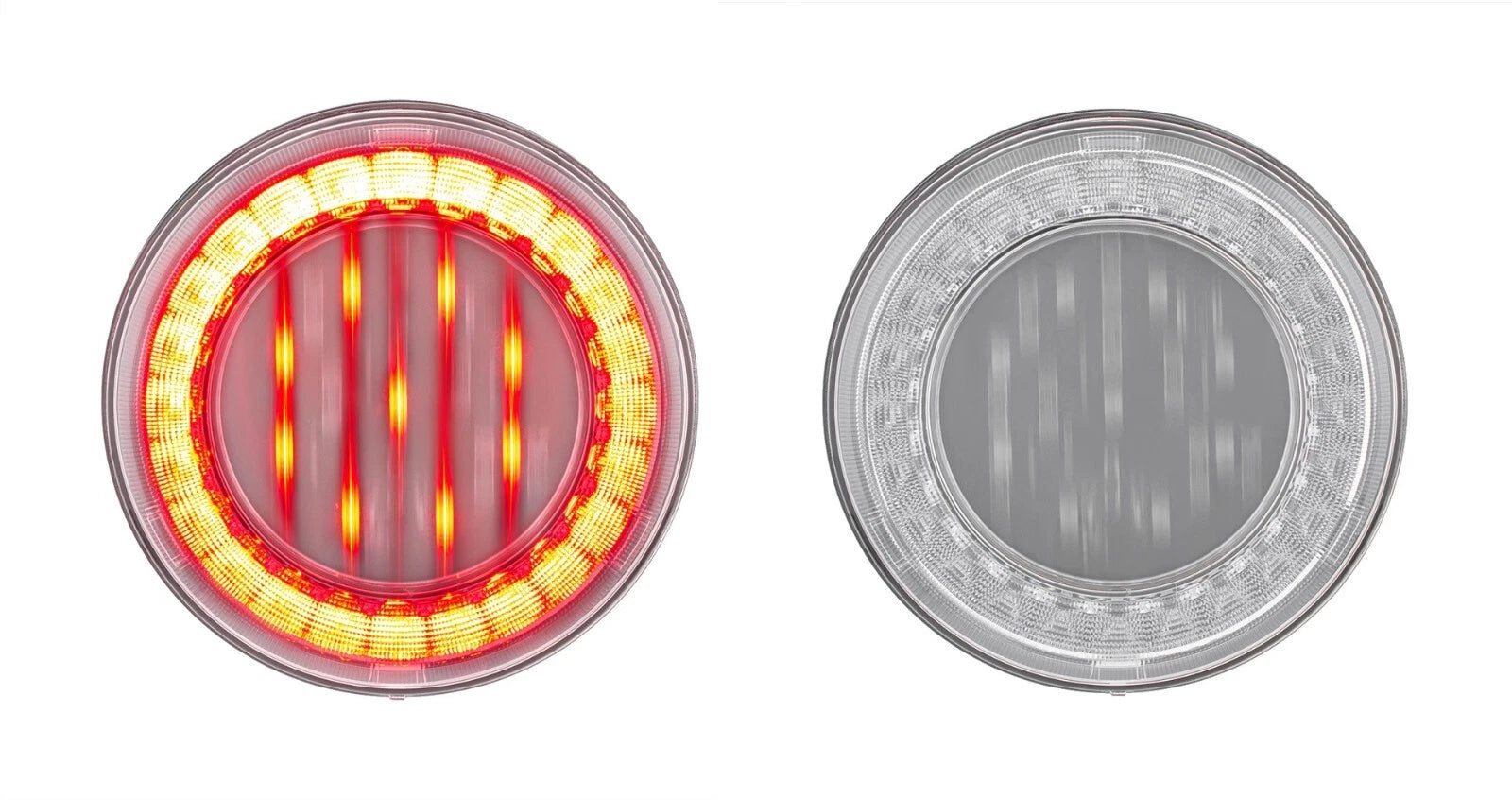 4" Round LED Stop Light X-Series Lumos Replacement for Universal Fit