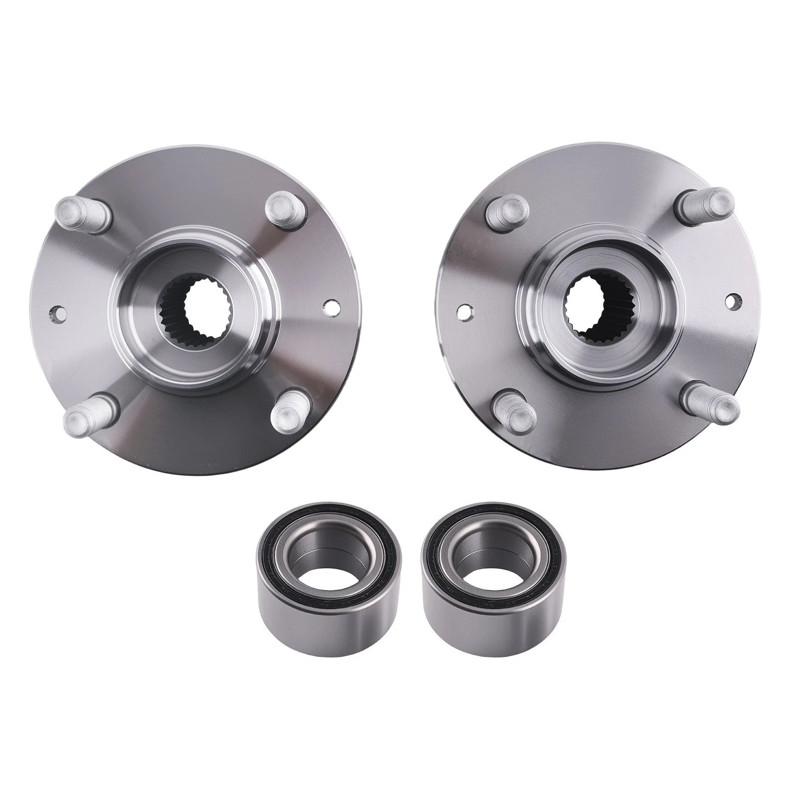 Front Wheel Hub Bearings Assembly for Hyundai Accent 2012-2017 5172002000 4 Lug