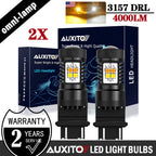 2X AUXITO 3157 LED Switchback Turn Signal Bulbs for [Make Model]