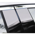 Gloss Black Pillar Post Trim Covers for Cadillac XT5 (2017-2023)