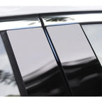 Gloss Black Pillar Post Trim Covers for Cadillac XT5 (2017-2023)
