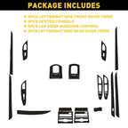 Carbon Fiber Interior Trim Decals for Infiniti G25 G37 (2010–2016)