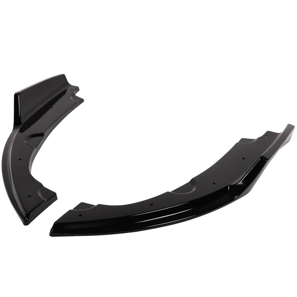 2PC Rear Bumper Splitters for Honda Civic (2016-2018) Black