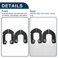 Car Door Leather Anti Kick Pad Sticker for Mercedes-Benz GLB (2020-2025)