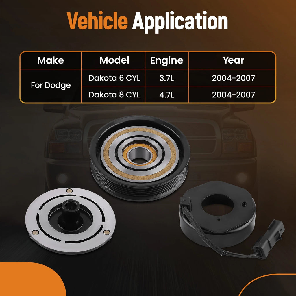 A/C Compressor Clutch Kit for Dodge Dakota (2004–2007)