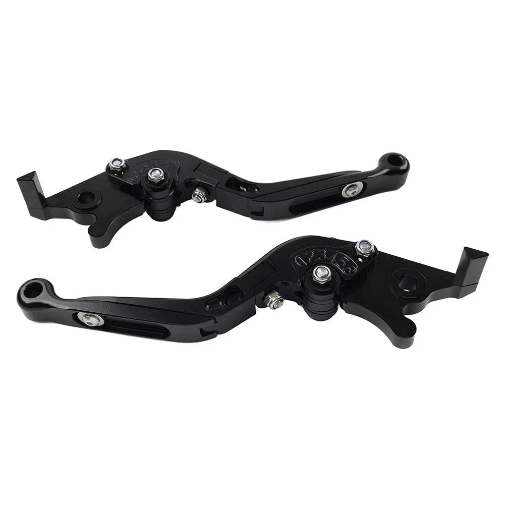 Black Extendable Brake Clutch Levers for Suzuki GSXR600 GSXR750 GSXR1000 (06-10)