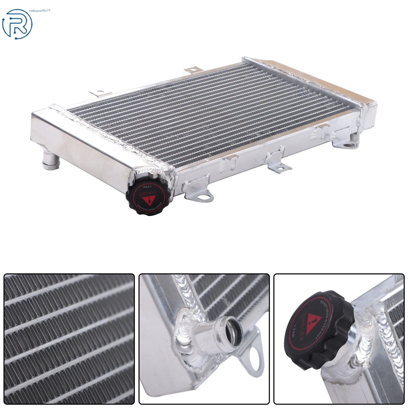 Aluminum Radiator for Kawasaki Mule 2500 2510 2520 (1993-2000)