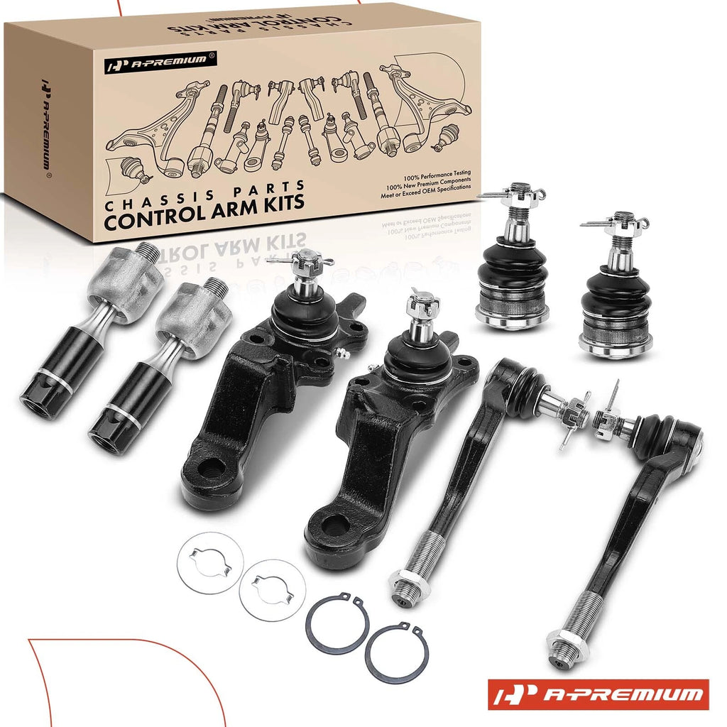 Front Side Ball Joint and Tie Rod End for Toyota Tacoma (1995-2004)