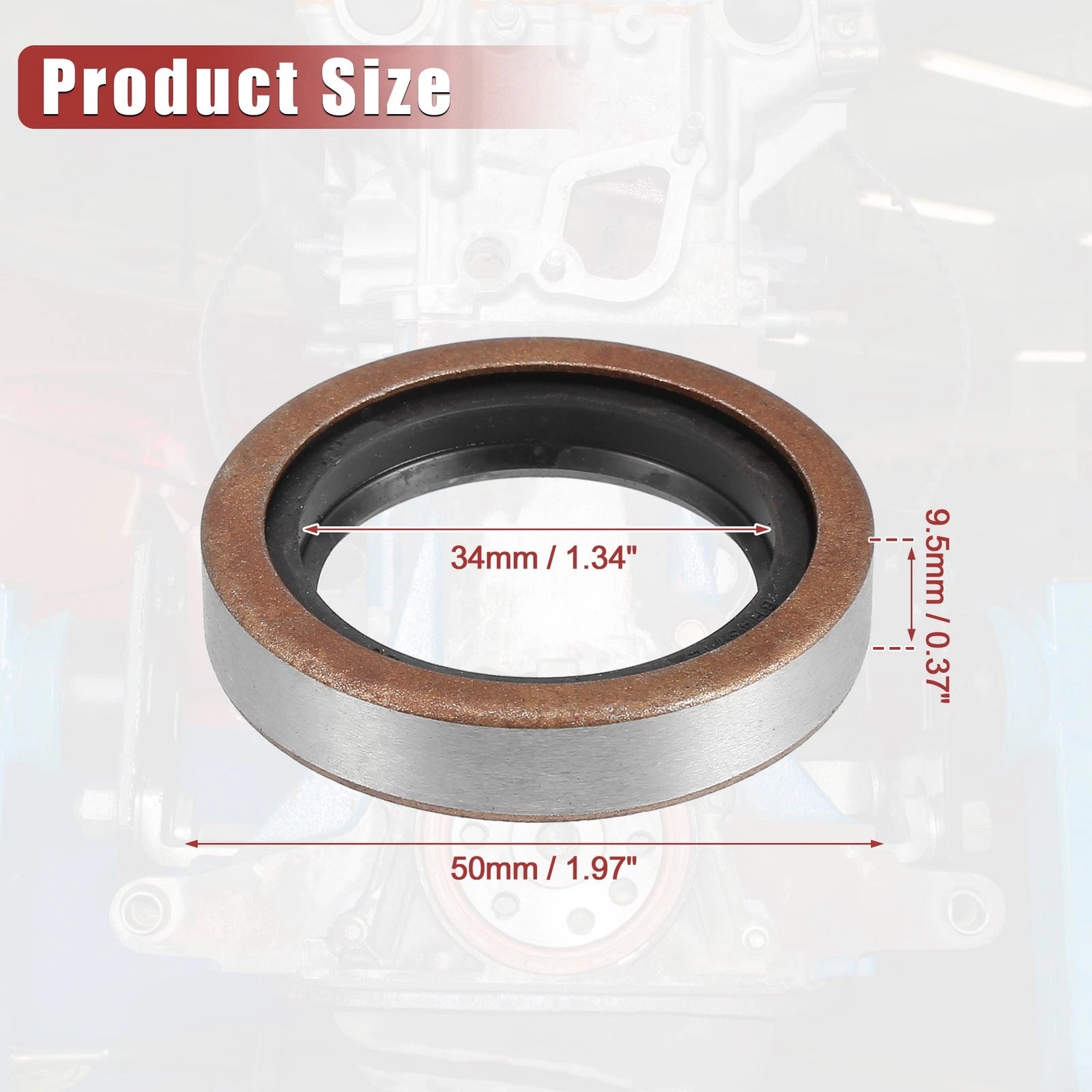 Crankshaft Oil Seal for Toyota Land Cruiser (1990–1997) No. 90310-35010