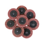 50 Pcs 2" Surface Conditioning Discs Roll Lock for Die Grinder