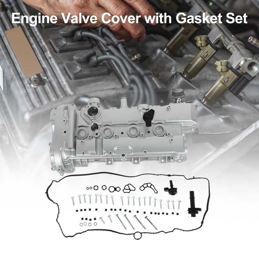 Front Engine Valve Cover w/ Gasket No. 25201395 for Chevrolet Malibu (2013–2022)
