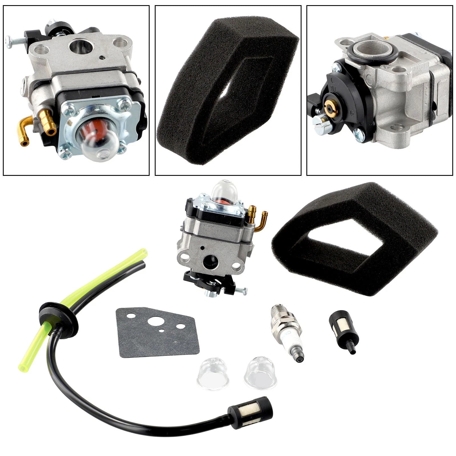 Carburetor Air Filter Kit for Honda FG100 GX22 GX31 Trimmer (139F 1.5HP)
