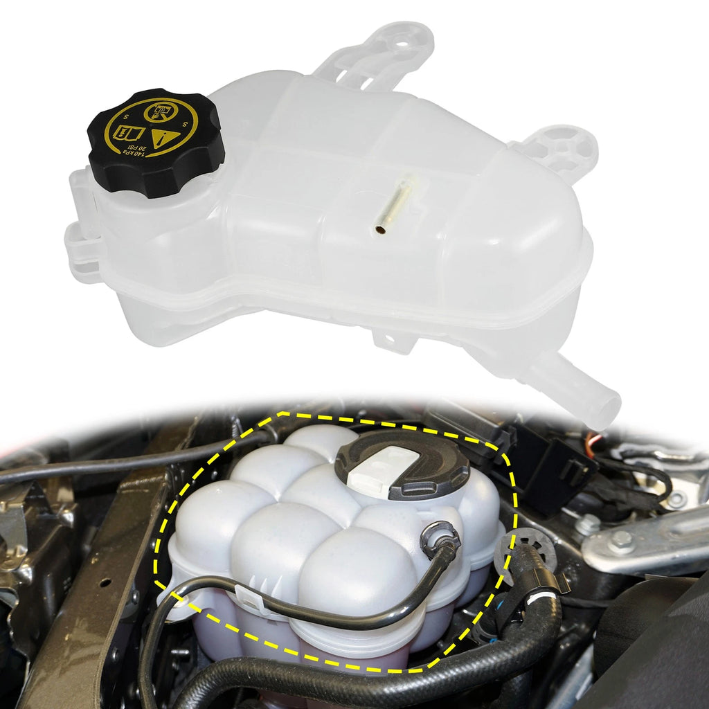 Coolant Radiator Reservoir Tank 95048411 with Cap for Chevrolet Sonic (2012–2020)
