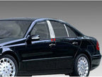4pc. Luxury FX Chrome Pillar Post Trim for 2003-2009 Mercedes E Class