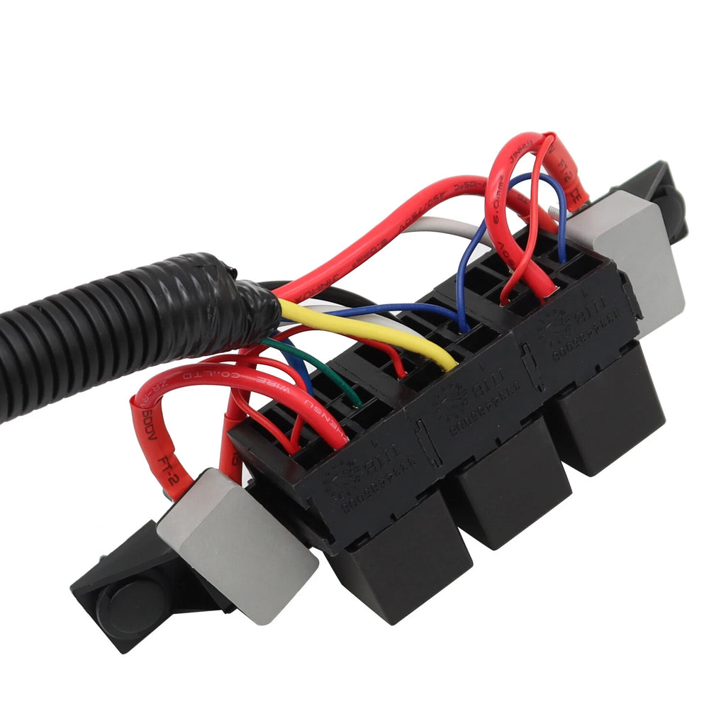 Dual Speed Electric Fan Wiring Harness 674-00923 for Chevy Avalanche 1500 2500 (2002–2006)
