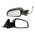 Set of 2 Power Mirrors for Chevrolet Malibu (2008–2012) Black Manual Folding