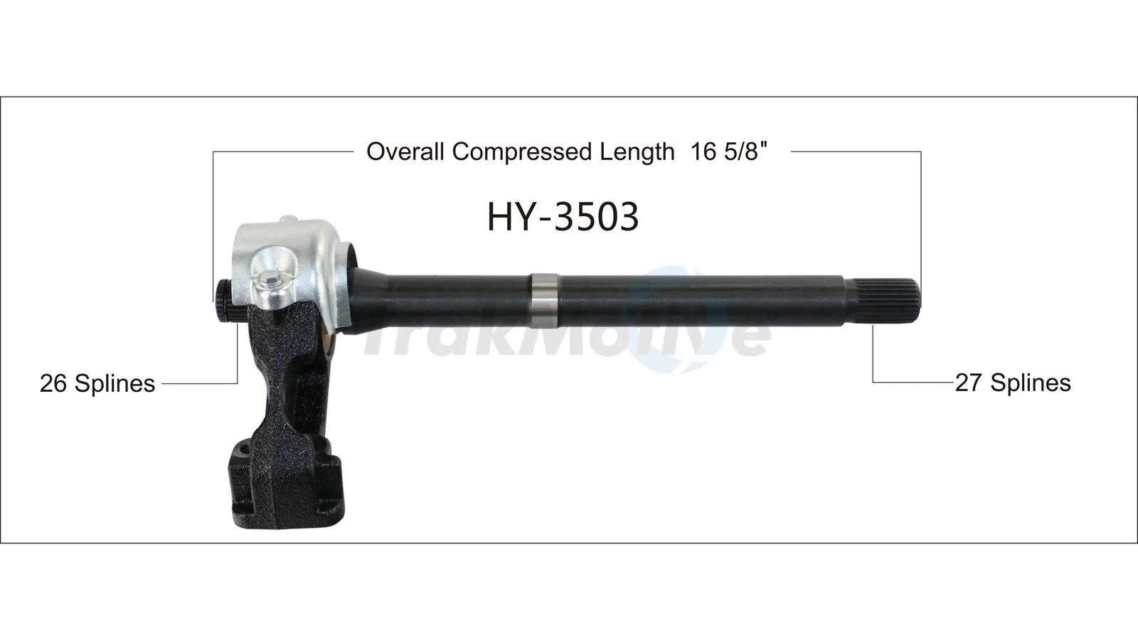 Surtrack Front Passenger Right CV Intermediate Shaft for Hyundai