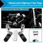 Motorcycle Highway Foot Pegs for Harley Davidson Street Glide Road Glide