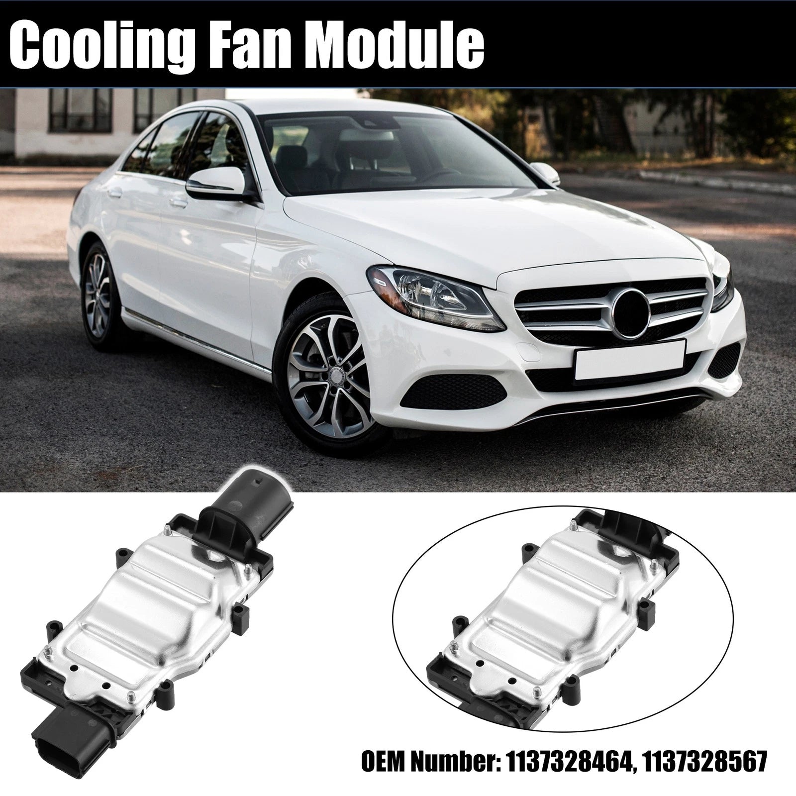 Cooling Fan Control Module for Ford Focus (Pack of 1)