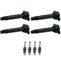 4X Ignition Coil & Spark Plug for Dodge Jeep Journey Caliber Compass (2007–2018) UF557