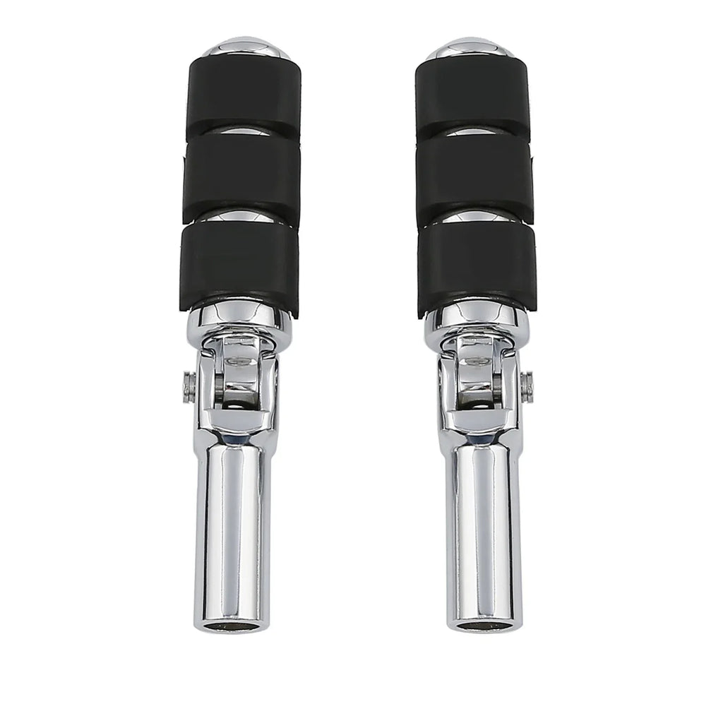 Slim Chrome Rear Foot Pegs Mount for Harley Softail Cross Bones (2008-2017)