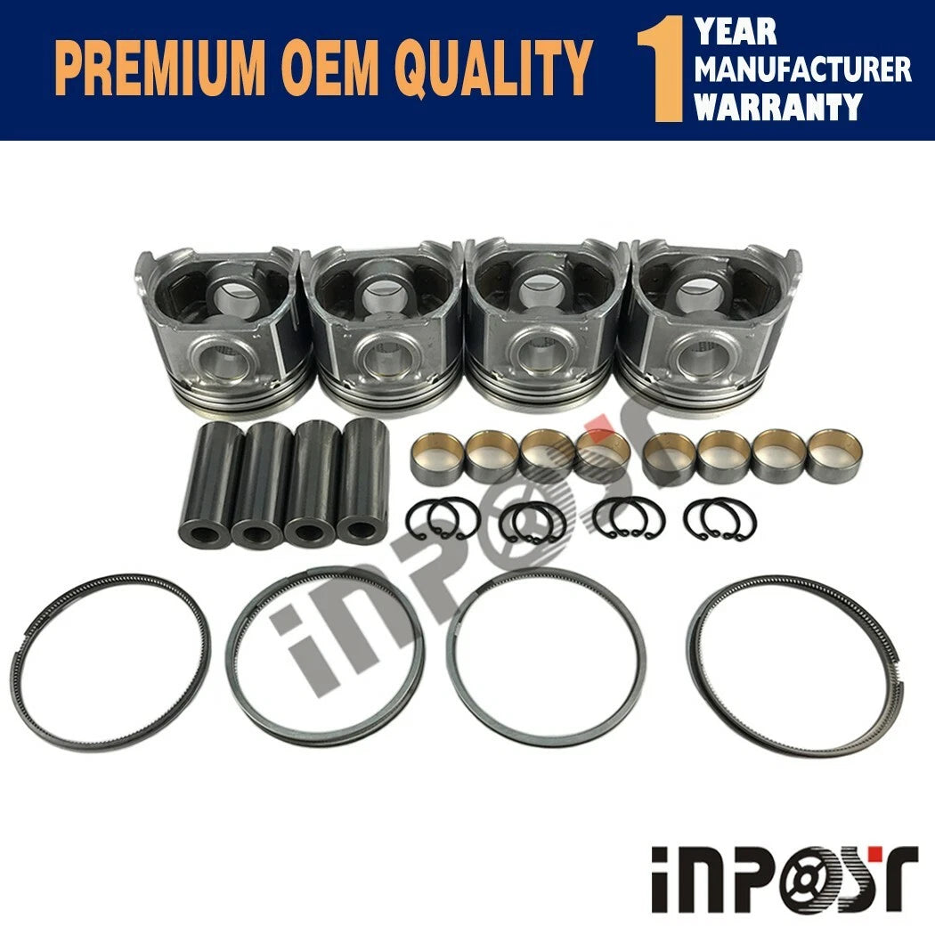 Overhaul Rebuild Kit for Kubota V3307 V3307T M6040 Bobcat S630 T650 S65 (–)