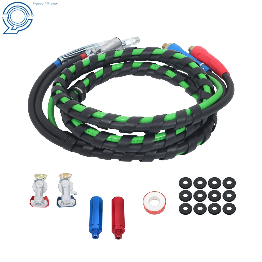 3-in-1 Air Line Hose Assemblies for Semi Truck/Tractor Trailer (12Ft)