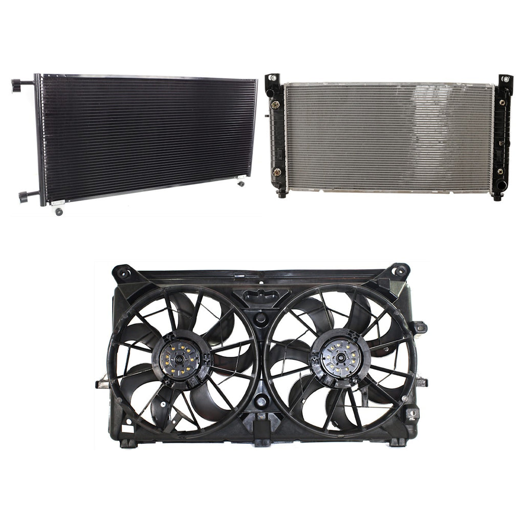 A/C Condenser for Chevy Suburban 2500, Cadillac Escalade ESV (2007–2013)