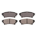 Set of 4 Advics Rear Ceramic Disc Brake Pads for Toyota Prius V Lexus IS300 (2012–2015)