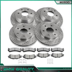 Set of 4 Brake Rotors & Pads for GMC Sierra 1500, Chevrolet Tahoe (2000–2002)