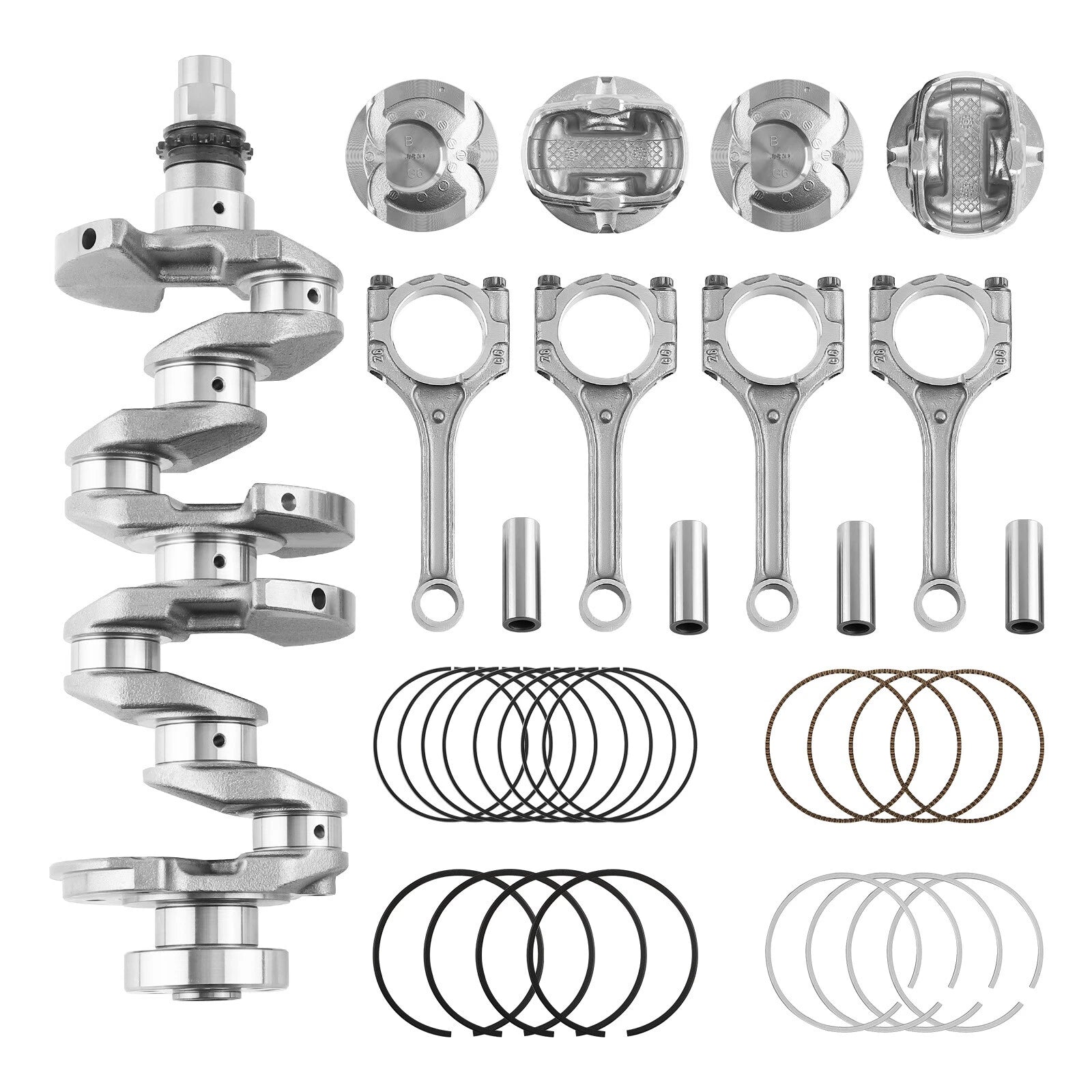 G4FD Crankshaft, ConRods & Piston Set for Hyundai Accent, Kia Soul (2012–2016)